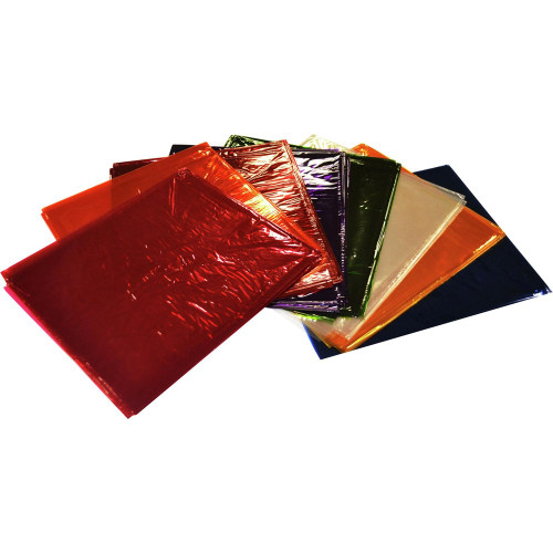 RAINBOW CELLOPHANE 750mmx1m Assorted (Pack of 25)