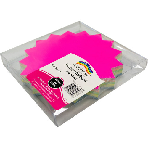 KINDER SHAPES Fluoro Board Starburst 205mm