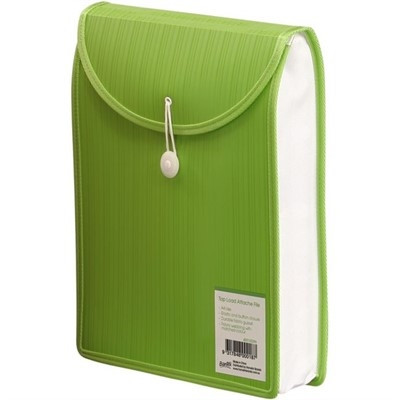 Bantex Top Load Attache File A4 - Green