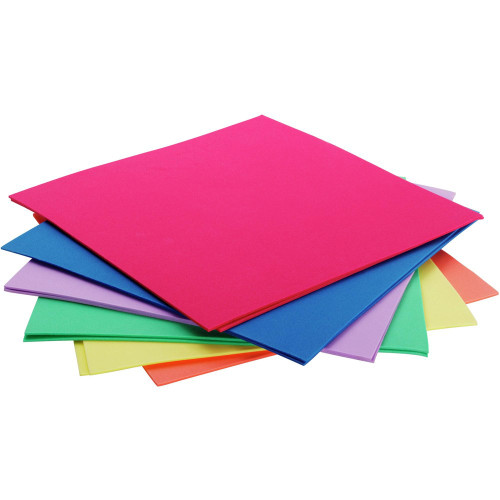 JASART FOAM SHEETS 300x300mm Assorted Pk12