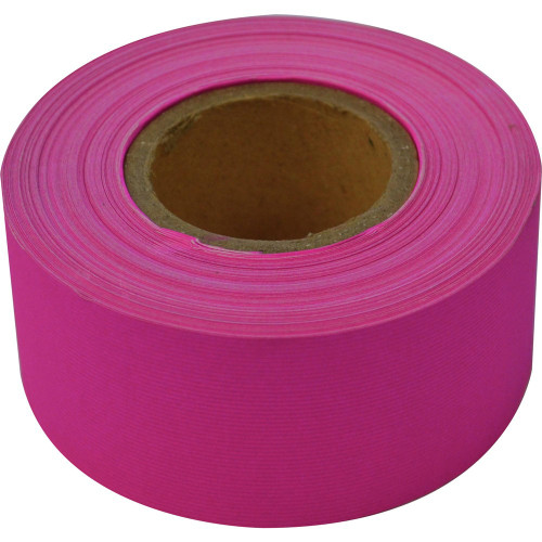 RAINBOW STRIPPING ROLL RIBBED 50mmx30m Hot Pink