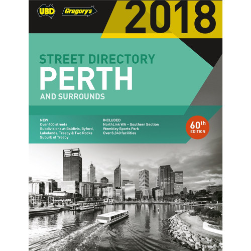 UBD STREET DIRECTORY 2018 Perth - 60th Edition