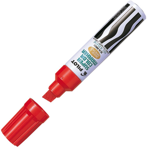 PILOT SCA-6600-R Jumbo Permanent Marker Red, Each