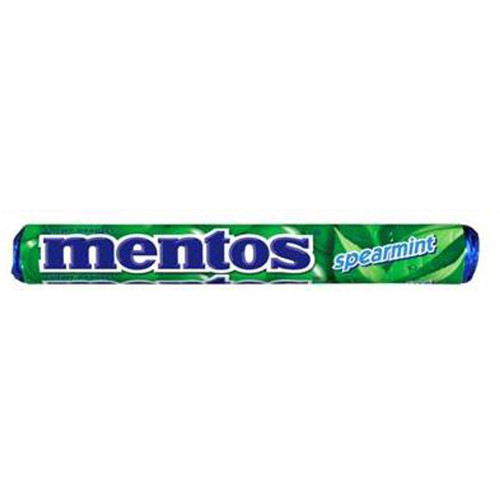 Mentos Lollies Spearmint 14 piece Roll 37g