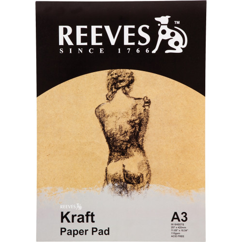 REEVES KRAFT PAD 110GSM 50 SHEET A3