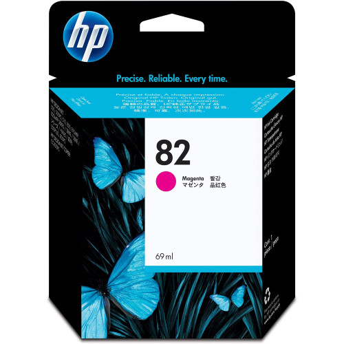 HP 82 69-ML MAGENTA INK CARTRIDGE (C4912A) | Suits DesignJet 500 / 800