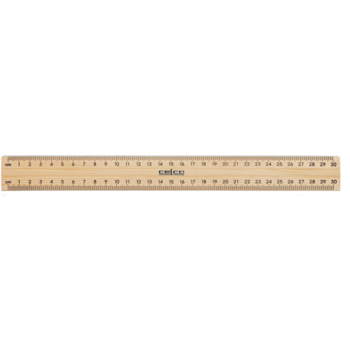 CELCO POLISHED METAL EDGE RULER 30cm Ruler