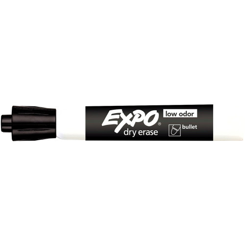 EXPO WHITEBOARD MARKER 2.0mm Bullet Tip Black