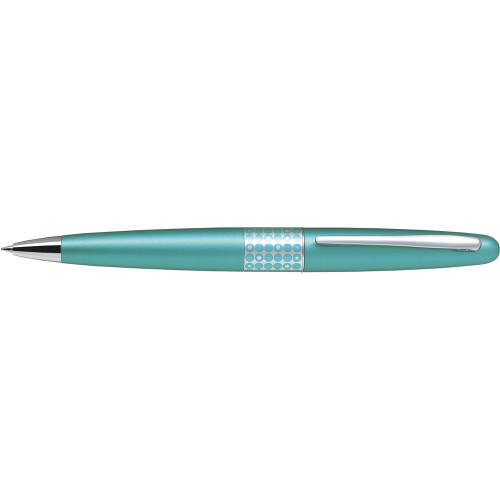 PILOT MR BALLPOINT PEN MR3 Dots Aqua Barrel Medium Black Ink