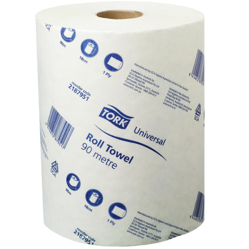 Tork Roll Hand Towel Universal 90m, Pack of 16