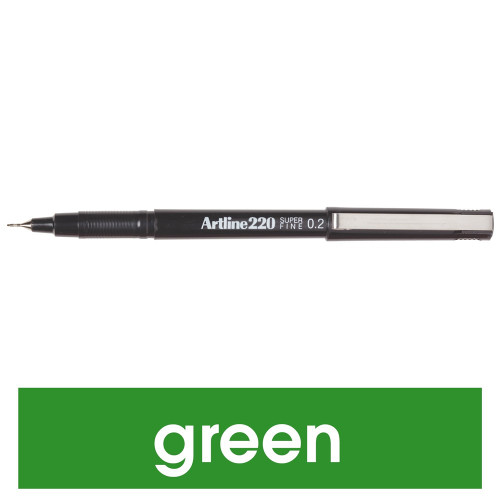 ARTLINE 220 0.2 PEN GREEN 122004