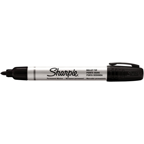 Sharpie Pro Metal Barrel Permanent Marker Bullet Tip 1.5mm Black