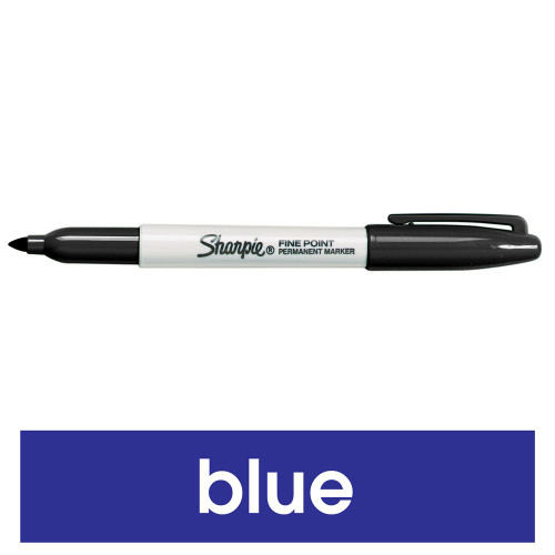 SHARPIE FINE POINT MARKER Permanent 1.0mm Fine Blue UPC