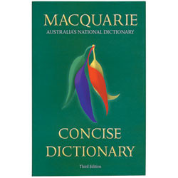 MACQUARIE CONCISE DICTIONARIES Paper Back Edition