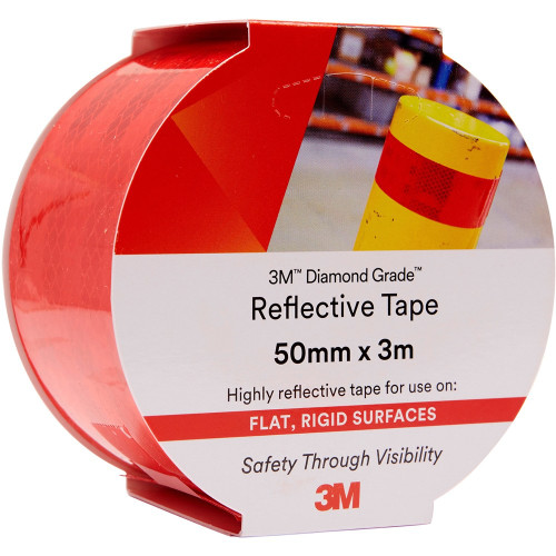 3M 983 REFLECTIVE TAPE Diamond, 50mmx3m 72 - Red