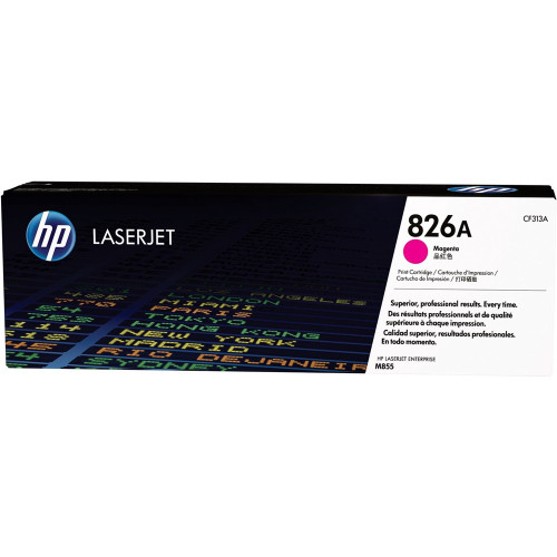 HP 826A ORIGINAL MAGENTA TONER CARTRIDGE 31.5K Suits LaserJet M855DN / M855X / M855XH
