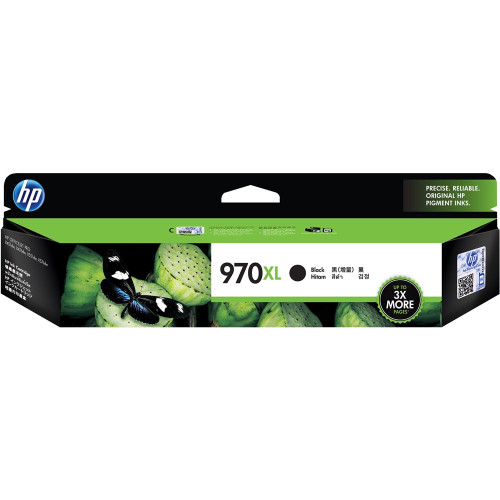 HP 970XL ORIGINAL BLACK HIGH YIELD CARTRIDGE 11K Suits OfficeJet Pro MFP X476DW / 576 / 451 / 551
