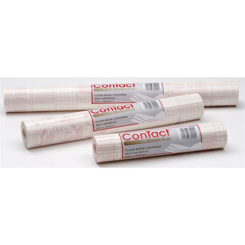 CONTACT SELF ADHESIVE COVERING 20mx300mm -60Mic Gloss (73230)