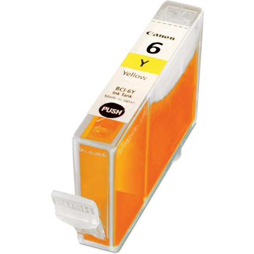CANON BCI-6 ORIGINAL YELLOW INK CARTRIDGE Suits S800 / S820 / S820D / S830D / S900 / S9000 / I865 / I950D / I965 / I990 / I9100 / I9950 / IP4000R / IP5000 / MP750 / MP760 / MP780 / IP6000 / IP8500