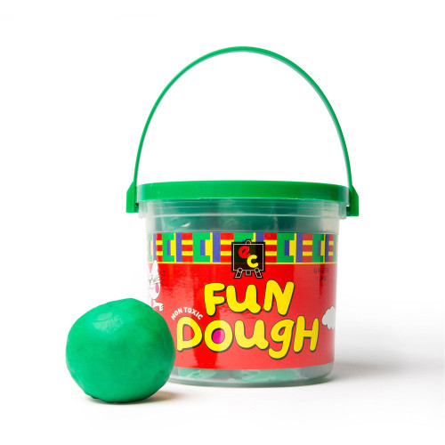 EDUCATIONAL COLOURS FUN DOUGH 900G GREEN