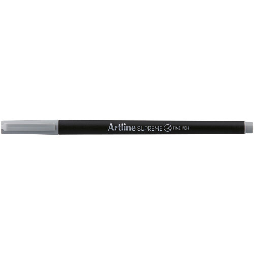ARTLINE SUPREME FINELINER PENS 0.4mm Pastel Grey Pack of 12