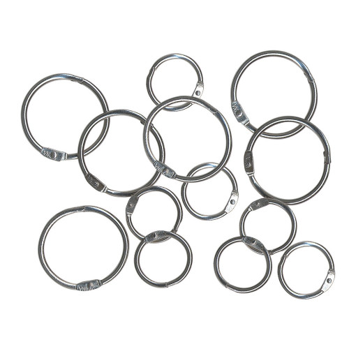ESSELTE HINGED RINGS No.6 25mm Bx100 (See also GP-HINGED25MM)
