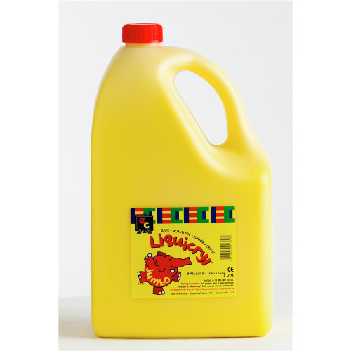 EC LIQUICRYL PAINT 5 Litre Brilliant Yellow