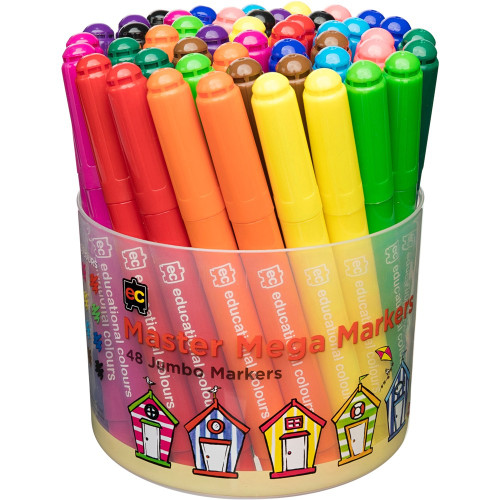 MASTER MEGA MARKERS TUB OF 48