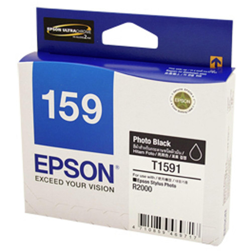 EPSON 159 ORIGINAL BLACK INK CARTRIDGE Suits Stylus Photo R2000