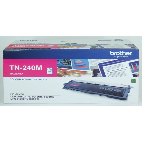 BROTHER TN-240 ORIGINAL MAGENTA TONER CARTRIDGE 1.4K Suits MFC 9120 / 9320 / HL3070 / 3040
