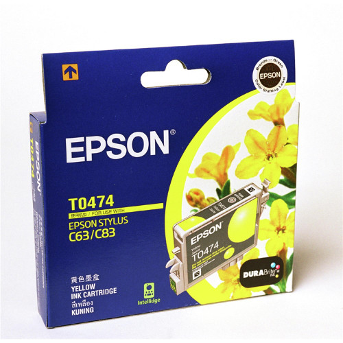 EPSON T0474 INK CART YELLOW C63/C83 T0474