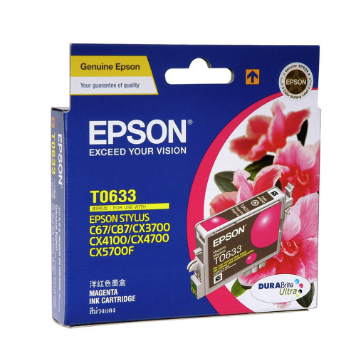 EPSON T0633 ORIGINAL MAGENTA INK CARTRIDGE Suits C67/C87/CX3700/4100/4700