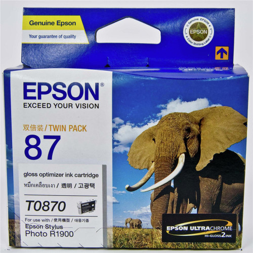 EPSON 87 GLOSS OPTIMISER INK CARTRIDGE (C13T087090)