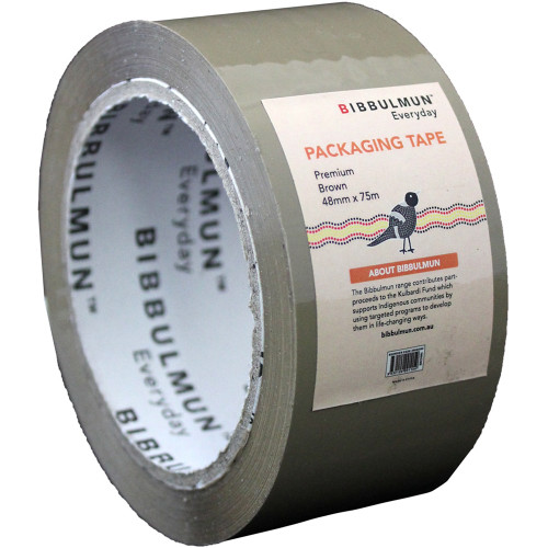 BIBBULMUN PACKAGING TAPE Premium 48mmX75m Brown