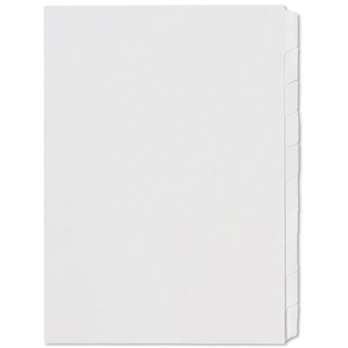 BIBBULMUN MANILLA DIVIDER A4 5 Tab White Unpunched