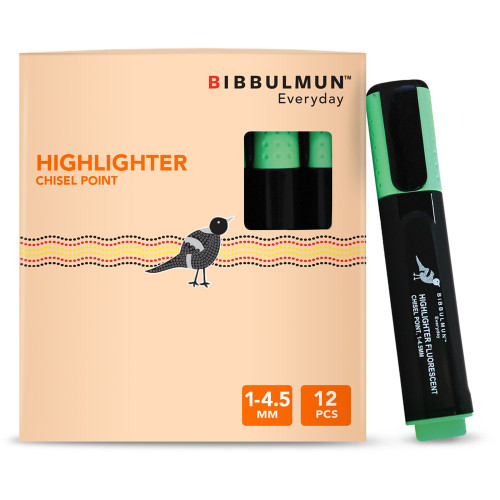 BIBBULMUN HIGHLIGHTER Chisel Green