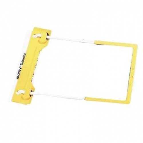 AVERY TUBECLIP FILE FASTENER Yellow Complete Bx100