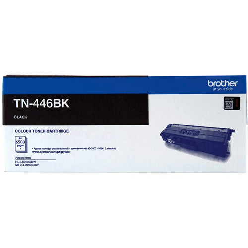 BROTHER TN446 Toner Cart Black Super High Yield 6.5K Suits HL-L8260CDN/ 8360CDW/ MFC-L8360CDW/ MFC-L8900CDW