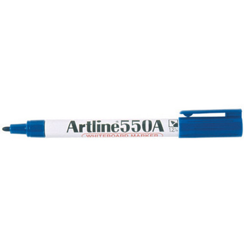 Artline 550A Whiteboard Marker Blue, Each