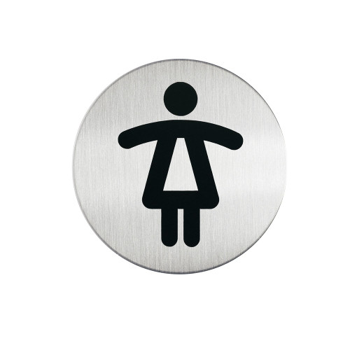 DURABLE PICTOGRAM SIGN WC Women 83mm 490423