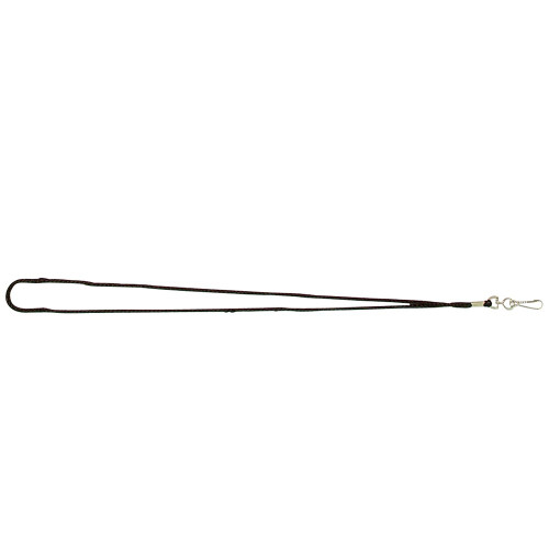 REXEL CORD STYLE LANYARD Black, With Swivel, Pk10