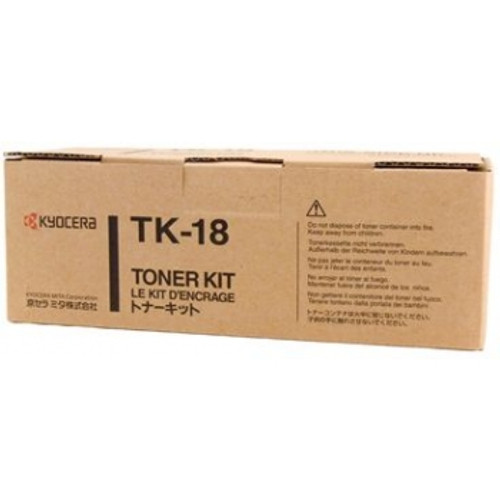 KYOCERA TK-18H ORIGINAL BLACK TONER CARTRIDGE 7.2K Suits FS1020D / FS1020DN / FS1118MFP / KM1500 / KM1815 / KM1820