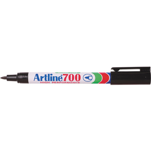 ARTLINE 700 PERMANENT MARKERS Fine Bullet Black Each