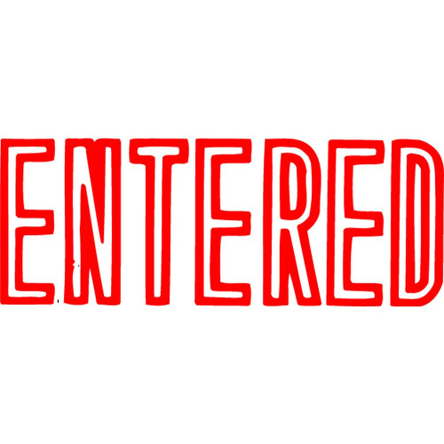 XSTAMPER CX-BN 1021 Entered Red
