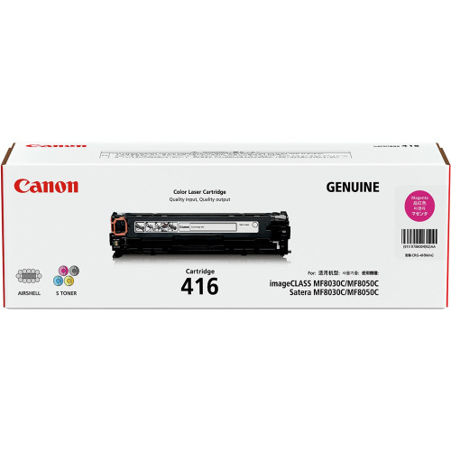 CANON CART416 ORIGINAL MAGENTA TONER CARTRIDGE 1.5K Suits Canon ImageClass MF8050CN / MF8080CW