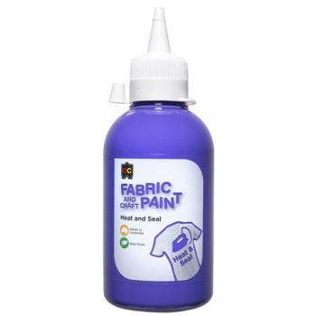 FABRIC AND CRAFT PAINT 250ML PURPLE