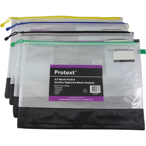 PROTEXT MESH POUCH A3 With Zipper