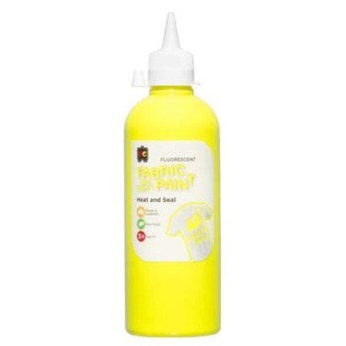 FLUORESCENT CRAFT PAINT 500ML YELLOW