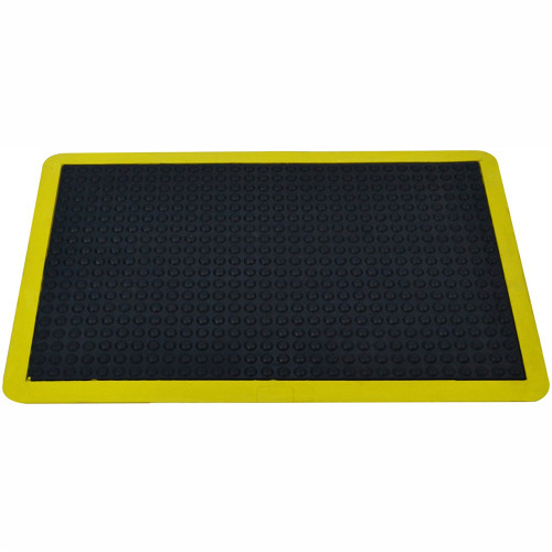 ITALPLAST Bubble Mat 600mm x 900mm - Black/Yellow Edge, Each