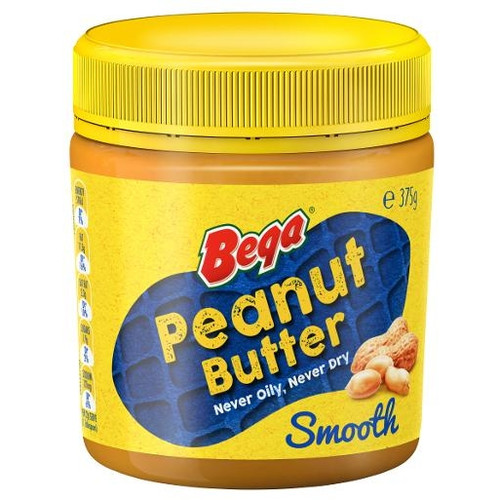 BEGA PEANUT BUTTER Smooth 375gm